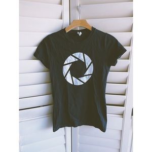 Portal Aperture Laboratories womens t-shirt